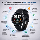 Relógio Inteligente Esportivo com Monitoramento Completo